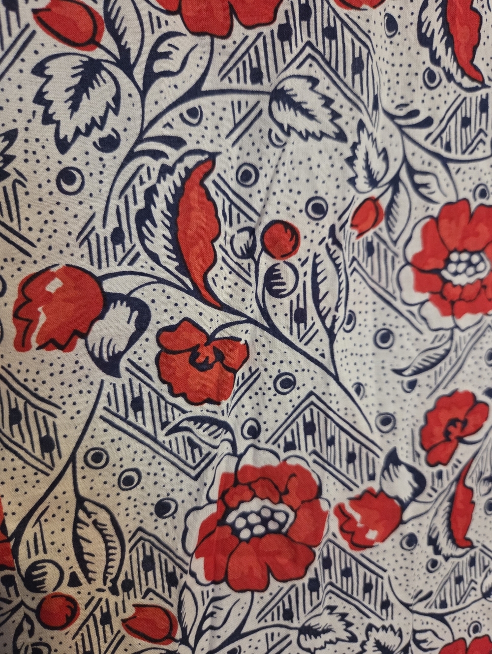 Wrangler Retro Button Down Tank Top Blouse American Floral - Picture 4 of 10